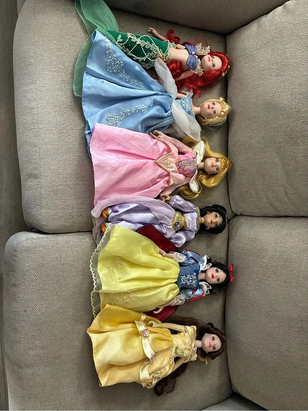 Disney Princess porcelain Doll collection Multicolor